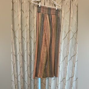 Wide leg linen pants.Multiple colors.